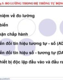 Bài giảng Hệ thống sản xuất (Phần 2) - Chương 5: Đo lường trong hệ thống tự động hóa