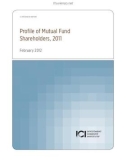 Profile of Mutual Fund Shareholders, 2011