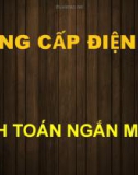 Bài giảng Cung cấp điện: Tính toán ngắn mạch