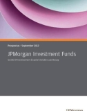 Prospectus – September 2012 JPMorgan Investment Funds