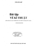 bài tập vẽ kỹ thuật (dùng cho các trường đào tạo nghề và trung cấp kỹ thuật – tái bản lần thứ 7): phần 1