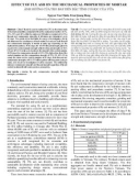 Effect of fly ash on the mechanical properties of mortar