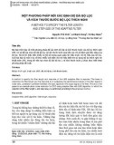 Một phương pháp mới xác định độ dài bộ lọc và kích thước bước bộ lọc thích nghi