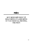 Quản lý tài chính-ngân sách-đầu tư-đất đai-xây dựng dành cho Chủ tịch Uỷ ban nhân dân xã, phường, thị trấn nhiệm kỳ 2016-2021 - Những điều cần biết: Phần 2