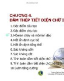 Bài giảng môn học Kết cấu thép (theo 22 TCN 272-05): Chương 4 - TS. Đào Sỹ Đán