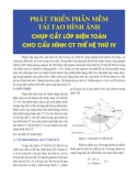 Phát triển phần mềm tái tạo hình ảnh chụp cắt lớp điện toán cho cấu hình CT thế hệ thứ IV