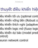 Bài giảng; Lý thuyết điều khiển hiện đại