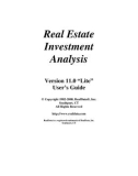 Real Estate Investment Analysis - Version 11.0