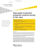 Real estate investment properties could be moving to fair value