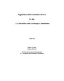 Regulation of Investment Advisers by the U.S. Securities and Exchange Commission