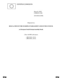 REGULATION OF THE EUROPEAN PARLIAMENT AND OF THE COUNCIL on European Social Entrepreneurship Funds (Text with EEA relevance)