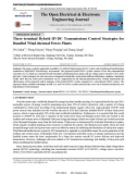 Three-terminal hybrid HVDC transmissions control strategies for bundled wind thermal power plants