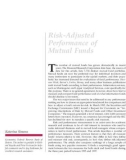 Risk-Adjusted Performance of Mutual Funds