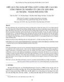 Hiệu quả ứng dụng bê tông chất lượng siêu cao cho công trình cầu nghiên cứu cho cầu dân sinh an thượng - thành phố Hưng Yên