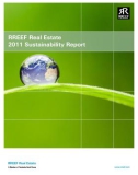 RREEF Real Estate 2011 Sustainability Report