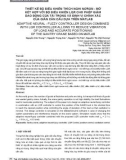 Thiết kế bộ điều khiển thích nghi nơron - mờ kết hợp với bộ điều khiển LQR cho phép giảm dao động của tải trọng và định vị chính xác của giàn cần cẩu dựa trên Matlab