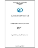 Sách hướng dẫn học tập Nghiệp vụ bảo hiểm ngoại thương: Phần 1 - Trường ĐH Thủ Dầu Một