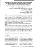 Ứng dụng giải thuật di truyền thiết kế hai bộ điều khiển PID để điều khiển giàn cần trục cho điện phân đồng
