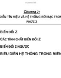 Bài giảng Xử lý số tín hiệu: Chương 2 - ĐH Sài Gòn