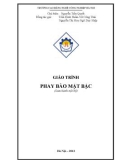 Giáo trình Phay bào mặt phẳng bậc - CĐ Nghề Công Nghiệp Hà Nội