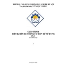 Giáo trình Điều khiển hệ thống cơ điện tử sử dụng PLC - CĐ Nghề Công Nghiệp Hà Nội
