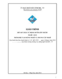 Giáo trình Hàn tự động dưới lớp thuốc - Nghề: Hàn - CĐ Kỹ Thuật Công Nghệ Bà Rịa-Vũng Tàu