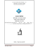 Giáo trình Vật liệu cơ khí - Nghề: Công nghệ ô tô - CĐ Kỹ Thuật Công Nghệ Bà Rịa-Vũng Tàu