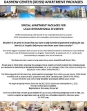 SPECIAL APARTMENT PACKAGES FOR UCLA INTERNATIONAL STUDENTS