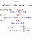 Bài giảng Mạch điện tử & BTL IC tương tự: Chương 1.2 – Nguyễn Tâm Hiền