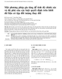 Một phương pháp gia tăng để tính độ chính xác và độ phủ của các luật quyết định trên khối dữ liệu có tập đối tượng thay đổi