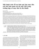 Một thuật toán tối ưu bám quỹ đạo mục tiêu của bài toán quan sát đa mục tiêu trong trường hợp có mục tiêu bị che khuất