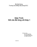 Giáo trình Kết cấu bê tông cốt thép 1