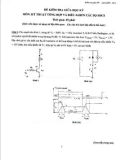Đề kiểm tra giữa học kỳ môn Kỹ thuật tổng hợp và điều khiển các bộ biến đổi công suất
