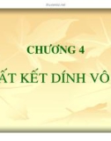 Bài giảng môn Vật liệu xây dựng – Chương 4