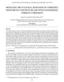 Modeling the flexural behavior of corroded reinforced concrete beams with considering stirrups corrosion