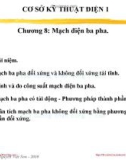 Bài giảng Cơ sở kỹ thuật điện: Chương 8 - TS. Nguyễn Việt Sơn