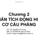 Bài giảng Nguyên lý máy - Chương 2: Phân tích động học cơ cấu phẳng