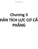 Bài giảng Nguyên lý máy - Chương 3: Phân tích lực cơ cấu phẳng