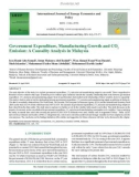 Government expenditure, manufacturing growth and CO2 emission: A causality analysis in Malaysia