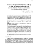 Nâng cao hiệu quả sử dụng của các thiết bị tự đóng lại trên lưới điện phân phối