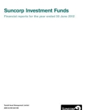 Suncorp Investment Funds Financial reports for the year ended 30 June 2012