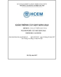 Giáo trình Cắt gọt kim loại (MĐ: Doa lỗ trên máy doa) - CĐ Cơ Điện Hà Nội