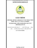 Giáo trình môn học: Khái quát về Kỹ thuật viên đồng - sơn và an toàn lao động - Trường CĐN Đà Lạt