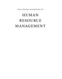 Ebook The Oxford handbook of human resource management: Part 1