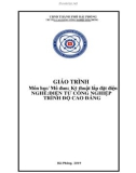 Giáo trình Kỹ thuật lắp đặt điện (Ngành: Điện tử công nghiệp) - CĐ Công nghiệp Hải Phòng