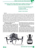 Ứng dụng công nghệ thiết bị bay không người lái UAV inspire 2 xây dựng bản đồ 3D cho mỏ lộ thiên