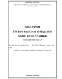 Giáo trình Cơ sở kỹ thuật điện (Nghề: Kỹ thuật máy lạnh và điều hòa không khí) - CĐ Công nghiệp và Thương mại