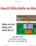 Bài giảng Lý thuyết điều khiển tự động: Bài 8 - ThS. Đỗ Tú Anh