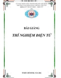 Bài giảng Thí nghiệm điện tử - CĐ Giao thông Vận tải