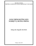 Giáo trình Hướng dẫn nghiệp vụ buồng phòng - CĐ Kỹ thuật Khách sạn và Du lịch